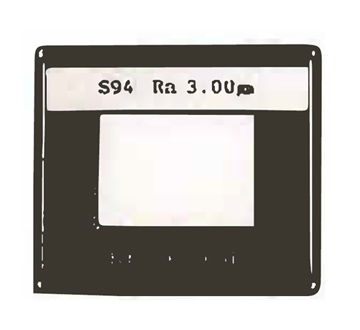KOSAKA小坂研究所粗度测量仪器 校正用标准片SS-A粗度	3um Ra、10um P-P